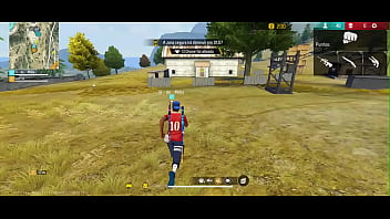 Dei hooyah usando minha bengala