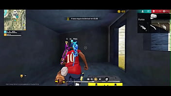 Dei hooyah usando minha bengala