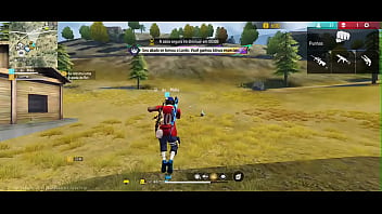 Dei hooyah usando minha bengala