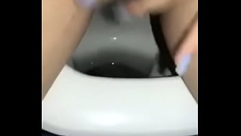 Pussybplas in the bathroom