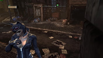 Catwoman cleavage arkham city sexy angles