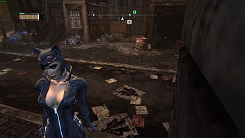 Catwoman cleavage arkham city sexy angles