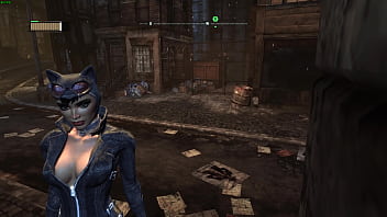 Catwoman cleavage arkham city sexy angles
