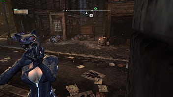 Catwoman cleavage arkham city sexy angles