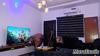 Fat ass naked housewife cleaning and dancing mara exotic