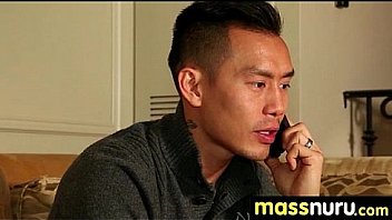 Nuru massage ends with a hot shower fuck 19