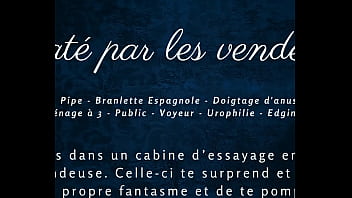 Matés Par Les Vendeuses French Audio Porn Public Humiliation thumbnail