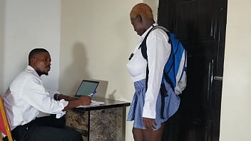 Busty college studentfucked by a corrupt maths teacher