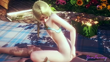 Yaoi Femboy Yuki Is Fucked In A Garden And Cums In His Ass thumbnail