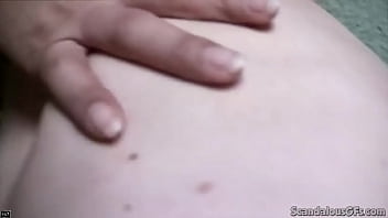 Horny couple has sex handjob and sucking dick