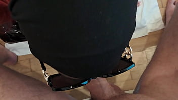 Preview milf pov blowjob in latex with cum on tongue