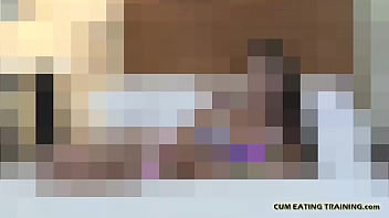 Cei cum eating instructions and femdom vids