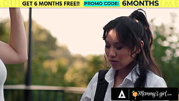 Petite asian pleases horny milf part 1