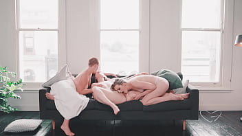 How lucky charlie forde & felina fox team up & fuck laney