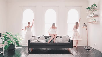 How lucky charlie forde & felina fox team up & fuck laney