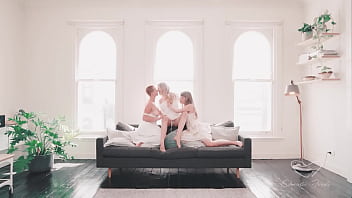 How lucky charlie forde & felina fox team up & fuck laney