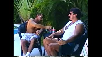 Horny Dude And Fat Gay Doing Blowjob Near By Pool thumbnail