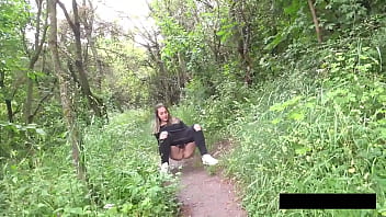 Weeing in the woods