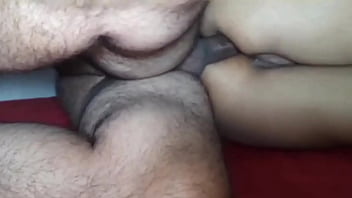 Jijaji ne mujhe chair pr baithakar meri geeli choot ko chatane ke baad apna land dala