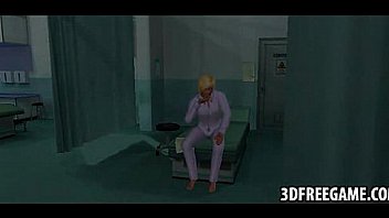 In the lockerroom this hot blonde 3d whore gets fucked