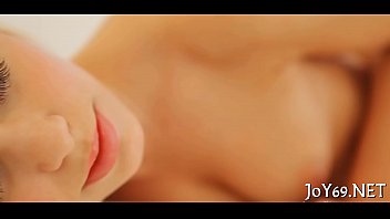 Solo gal rubs itching vagina