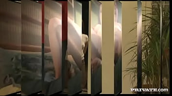 Dana de armond wears blindfold while attempting an interracial hummer