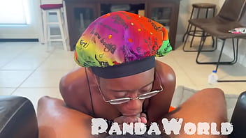 Ghetto bonnet ebony whore worships my bbc
