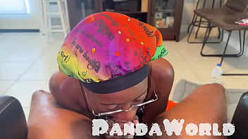 Ghetto bonnet ebony whore worships my bbc