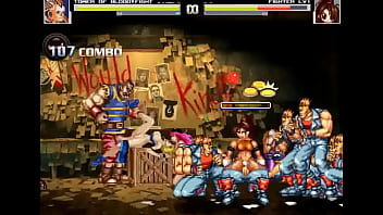 Hot babe gets fucked by many dudes