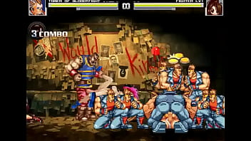 Hot babe gets fucked by many dudes