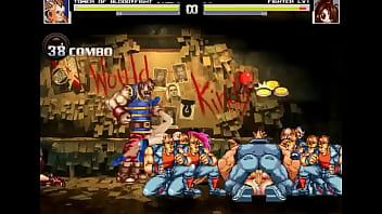 Hot babe gets fucked by many dudes