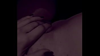 Tocandose con mi vergon