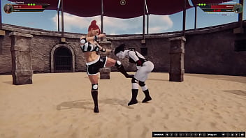 Polly vs luna nf3d female mma battle