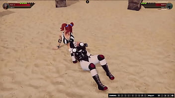 Polly vs luna nf3d female mma battle