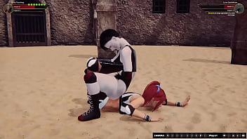 Polly vs luna nf3d female mma battle