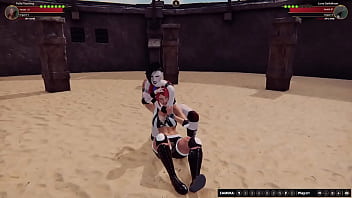 Polly vs luna nf3d female mma battle