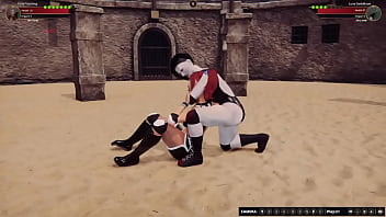 Polly vs luna nf3d female mma battle