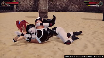 Polly vs luna nf3d female mma battle