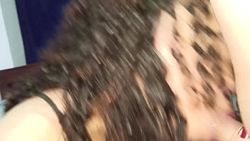 Venezolana cogiendo en cuatro con la tanga puesta