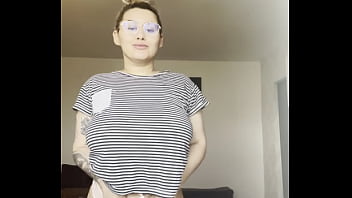 Big tits undress