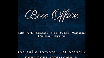 Box office gentle blowjob public gfe french firty talk