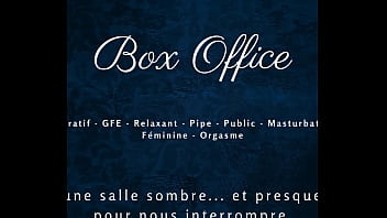 Box office gentle blowjob public gfe french firty talk