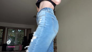 Showing off in denim