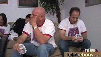 Hot ebony bukkake gangbang 23