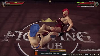 Hooch vs lillith nf3d mixed kinky combat femdom