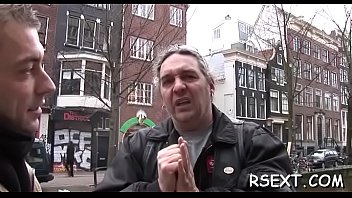 Lewd old boy goes amsterdam