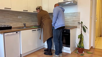 Horny blonde real estate agent cheats on her husband with client