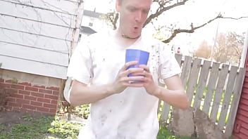 Homeless man looking for love on a saturday night