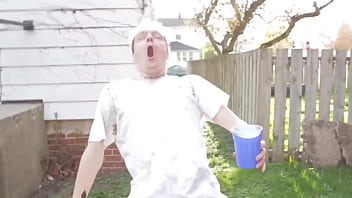 Homeless man looking for love on a saturday night