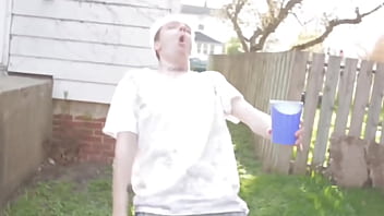 Homeless man looking for love on a saturday night